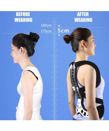 Waist Trainer 1pcs Posture Corrector Back Braces Shoulder Waist Lumbar Support Belt Waist Cincher(Large) Large Black - Buy Online on GoSupps.com