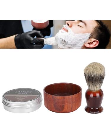 Premium Shaving Bowl & Soap | Exquisite Craftsmanship | Durable Natural Tree Pattern for Beard Shaving - International Shipping Available - Buy Online on GoSupps.com