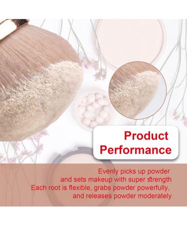 Buaak Large Makeup Brush Self Tan Brush Blush Brush Foundation Brush Extra Large Setting Brush For Arms Legs Face And Body Tanning (Rose Gold) - Buy Online on GoSupps.com