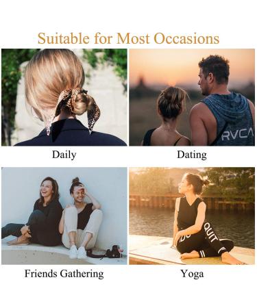 Leopard Print Hair Scarf Scrunchies: Big Bow Headband for Women - Animal Print Twisted Turban Ponytail Holder - Buy Online on GoSupps.com