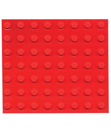 Bump Dots- Round-Flat Top-Fluor Orange-Small-56pk