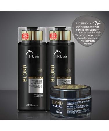 TRUSS Blond Hair Mask - Hydrating Purple Toner for Blonde, Bleached, and Gray Hair - Buy Online on GoSupps.com