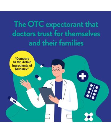 Healthy Living Guaifenesin Cough & Mucus Relief - 600 mg Extended-Release Tablets 12 Hour Expectorant 100 Count - International Shipping Available - Buy Online on GoSupps.com