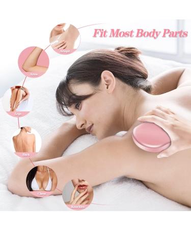 Crystal Hair Eraser - Painless Exfoliation & Gentle Hair Removal Tool - Portable & Reusable - Pink - For Back, Arms, Legs - Fast & Easy - Women & Men - Buy Online on GoSupps.com