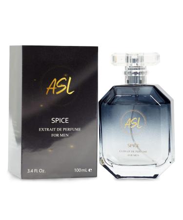 ASL Spice Eau de Parfum for Men 100ml Long Lasting Perfume Spray Masculine Sweet & Spicy Cologne with Wood Citrus and Floral Notes Fragrance Hypoallergenic & Perfect for Men. - Buy Online on GoSupps.com