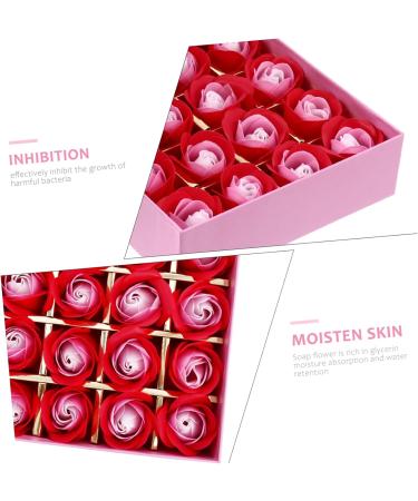 minkissy 3 Boxes Rose Soap Women Christmas Rose Petals Valentine s Day Plant Essential Oil Soap Scented Soap Christmas Soap Mother Body - Buy Online on GoSupps.com