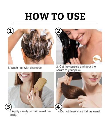ZITIANY Hair Treatment Serum Oil Capsules - 50pcs | Hair Repair & Moisturizing Essential Oil for Dryness, Frizz, and Damage - Buy Online on GoSupps.com