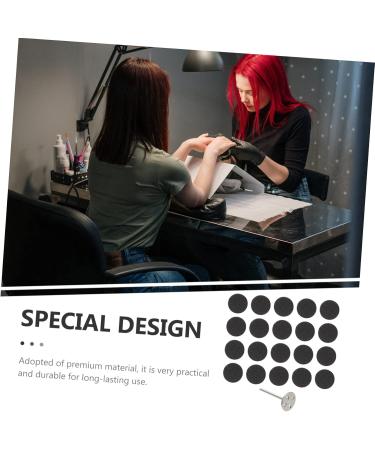 Healeved 2 Sets Nail Polishing Sheets Sandpaper Discs Nails Sandpaper Metal Shaft Nail Drill Bit Electric Grinding Accessories Electric Tool Foot Stainless Steel Nail File Grinding Feet - Buy Online on GoSupps.com