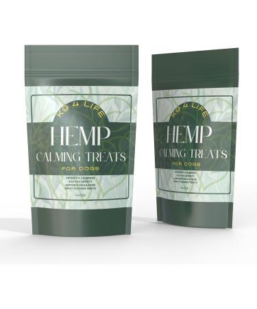 K9 4 Life Calming Treats for Dogs | Reduce Anxiety & Stress | All Breeds & Sizes | 90 Extra Large Chews - Buy Online on GoSupps.com