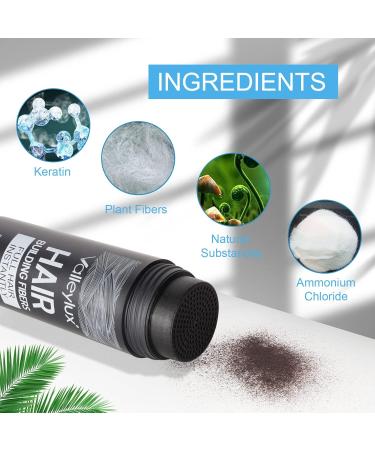 Hair Building Fibres (Light Brown) Hair Fibres Powder for Thinning Hair Instantly Fill in 15 Sec |Women & Men | 4 Shades- Hair Thickener and Topper for Fine Hair - Buy Online on GoSupps.com