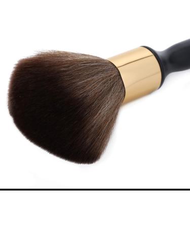 Professional Barber Hairdressing Brush Neck Duster High Elasticity Lint Soft Bristles Solid Wood Handle Easy to Clean Great for Hair Salons for Household Barber Shop Use Black - Buy Online on GoSupps.com