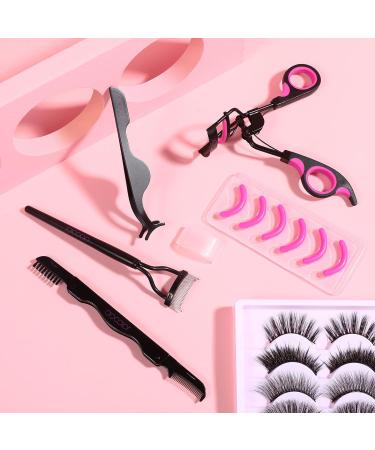 Docolor 4-in-1 Eyelash Curler Kit with 6 Silicone Refill Pads | Professional Extension Tool for Perfect Curled Lashes | No Pinching Face Applicator for All Eye Shapes - Buy Online on GoSupps.com