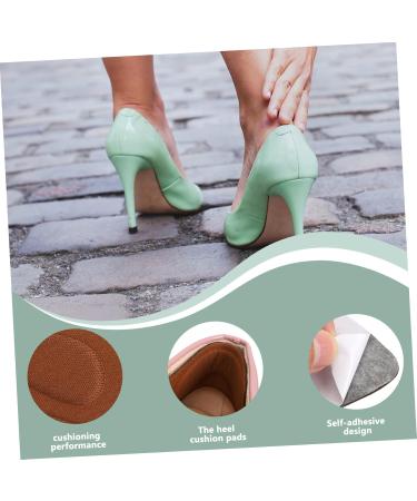 8 Pairs Heelpiece Stickers for High Heels | Thicken Sponge 4D Patch Shoe Inserts | Brown 10.5x4cm - International Shipping Available - Buy Online on GoSupps.com
