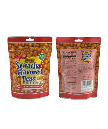 Hapi Spicy Sriracha & Hot Wasabi Peas Pouch Combo (2 Pack) + Bonus 2 GosuToys Stickers - Buy Online on GoSupps.com