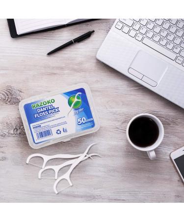 400 Pack Dental Floss Sticks - Interdental Flosser with Travel Case | Perfect for Families & Hotels | One-Way Toothed Dental Care - Buy Online on GoSupps.com