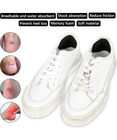 WLLHYF Heel Pads 2 Pairs - Self-Adhesive Shoe Repair and Anti-Slip Grips for Men and Women - Black - Buy Online on GoSupps.com