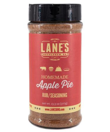 Lane's BBQ Homemade Apple Pie Seasoning | All Natural Dessert Seasoning for Apple Pie, Cookies, Ice Cream, Popcorn and more | Gluten-Free | No Preservatives | Handcrafted in the USA | 13.3 oz 13.3 Ounce (Pack of 1)