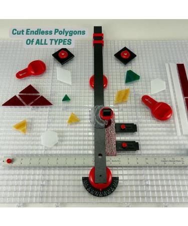 Creator's Ultra Beetle Bits Glass Cutting System - 6 Waffle Grids & Beetle Glass Cutter - USA Made - Buy Online on GoSupps.com