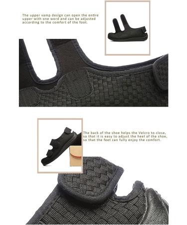 KXSM Diabetic Support Orthotic Sandals Extra Wide Widths - Brown Diabetic Edema Walking Shoes for Men and Women (Size 45) - Buy Online on GoSupps.com