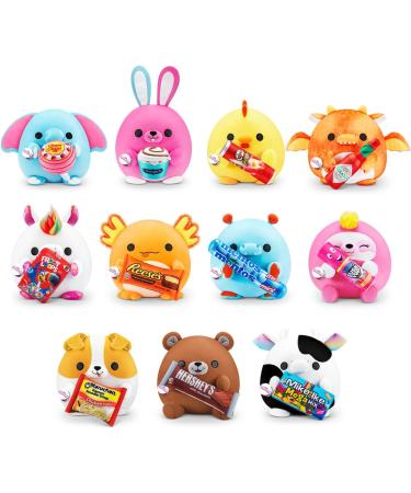 Snackles Series 1 Bear Surprise Medium Plush - Ultra Soft Cuddly Squishy Comfort 35 cm with Snack Brand Accessory - Ages 3 - Buy Online on GoSupps.com