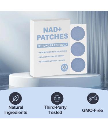 Rulinal NAD Patches for Women | 60 Count | NAD+ Patch for Anti-Aging and Wellness Support | with CoQ10 Nicotinamide Vitamin C Biotin | 60 Day Supply (1) - Buy Online on GoSupps.com