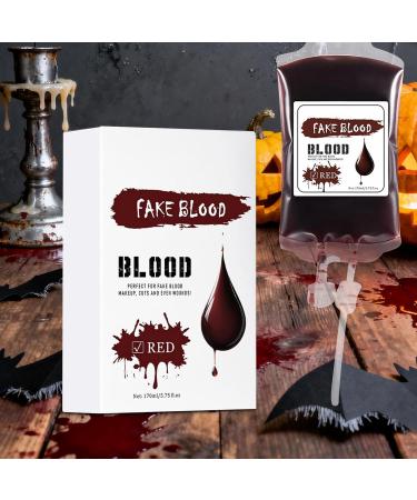  Generisch Liquid face paint | 170 ml waterproof Halloween Red and blue makeup for women and men | Spooky party supplies - Buy Online on GoSupps.com