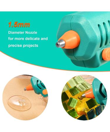 RHAEGON 60W Hot Glue Gun Kit for Crafting & Repairs | Drip-Free & Leakage-Proof Design with 50 Glue Sticks (7mmx130mm) - Buy Online on GoSupps.com
