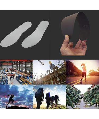 Stainless Steel Anti-Nail Puncture Resistant Insoles - Men's and Women's, Fits All Shoes - Size US8 (EU41) - Buy Online on GoSupps.com