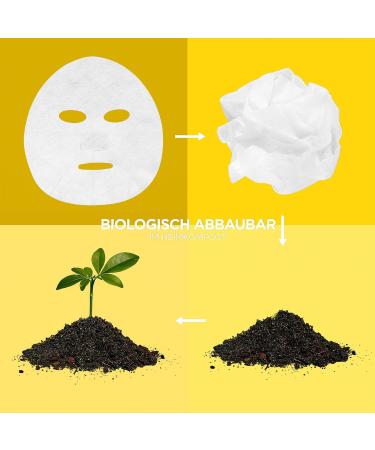 Garnier Moisturizing Cloth Masks for Sensitive Skin - Hyaluronic Acid & Vitamin C - Radiant Glow - SkinActive (5 x 1 Masks) - International Shipping - Buy Online on GoSupps.com