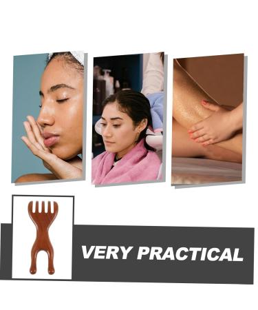 Plafope Portable Comb for Curly Hair | Wide Tooth Wooden Massager for Women | Practical Hair Care Device - Buy Online on GoSupps.com