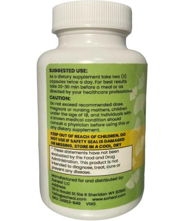 SoHeal Ginseng and Ginkgo Biloba. 30 Servings. 2-in-1 Non-Caffeinated Energy and Focus Supplement - Energy Booster Mental Clarity and Mood - Buy Online on GoSupps.com