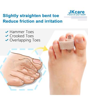 JKcare Broken Toe Wraps 8 Pack - Toe Separator Splint for Toe Pain Relief - Buy Online on GoSupps.com