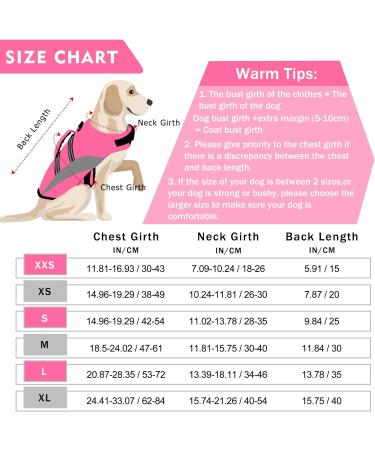 ALAGIRLS Dog Life Jackets & Accessories for Small Medium Large Dogs - Pink (42-54cm Chest) - Buy Online on GoSupps.com