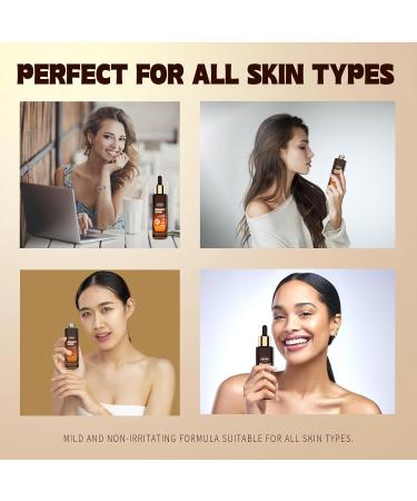 ISTON Vitamin C Face Serum - Hydrate & Rejuvenate with Hyaluronic Acid Niacinamide & Peptides - Anti-Aging Even Skin Tone Reduce Dark Spots - 1.69 Fl Oz - Buy Online on GoSupps.com