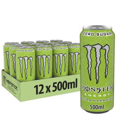 Monster Energy Drink 12x500ml (Ultra Paradise - Green)