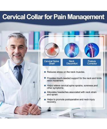 Mineup Cervicorrect Neck Brace - Neck Support Brace for Pressure Relief - Soft Neck Brace Cervical Collar for Stabilizing Vertebrae - Relief Pain and Pressure - for Women & Men - Grey - Buy Online on GoSupps.com