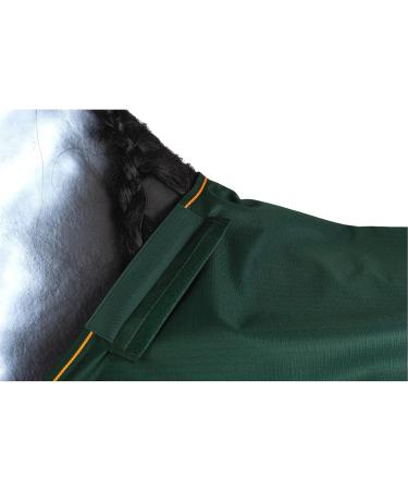 Marengos by Bucas Winter Blanket 1200d - Waterproof & Breathable Irish Turnout 125cm (200g/m ) - Green/Orange - Buy Online on GoSupps.com