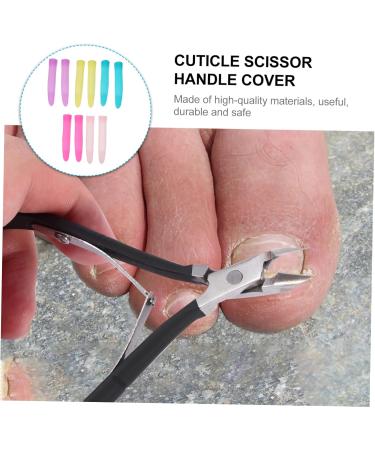 Beavorty 5 Pairs Cuticle Nipper Handle Sleeve Cuticle Trimmer Nipper Cover Nail Silicone Handle Cuticle Scissor Handle Sleeve Cuticle Handle Cover Silica Gel Non-Slip Anti-Fall Cover - Buy Online on GoSupps.com
