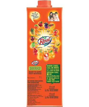Dabur Real Mango Juice 1 Liter - Buy Online on GoSupps.com