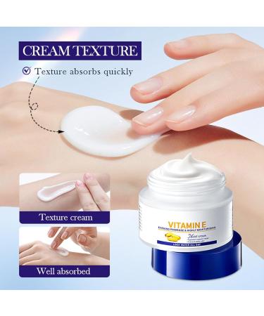 Vitamin E Face Routine Set for Women | Evening Primrose Skin Care | Moisturizing Toner Serum Creams & Cleanser - Buy Online on GoSupps.com