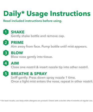 Flonase Allergy Relief Nasal Spray 24 Hour Non Drowsy Allergy Medicine Metered Nasal Spray - 60 Sprays 0.34 Fl Oz (Pack of 1) Spray - Buy Online on GoSupps.com