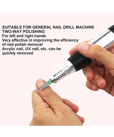 Premium Nail Drill Set for Home & Salon - Durable Flat Head C for Effortless Nail Care - Buy Online on GoSupps.com