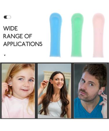 Beaupretty Ear Spoon Tips - 15pcs Silicone Ear Wax Picker Cover Ear Spoon Sleeves Ear Cleaner Replacement Tips Ear Replacement Picks Ear Wax Removal Replacements Accessories - Buy Online on GoSupps.com