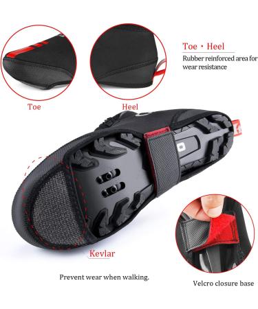 CXWXC Neoprene Waterproof Cycling Shoe Covers - XX-Large | Thermal Warm Bicycle Overshoes for Men Women Road Mountain Bike Booties - Buy Online on GoSupps.com