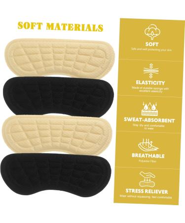 Comfortable Insole Stickers & Heel Pads for Women - 4 Pairs - Shoe Inserts & Cushions for Ultimate Heel Support - Buy Online on GoSupps.com