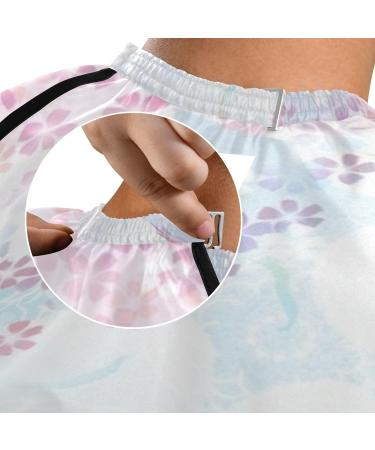 Waterproof Barber Cape - Japanese Sakura & Cheetah Haircut Bib for Men & Women | Unisex Hair Cutting Cape - Buy Online on GoSupps.com