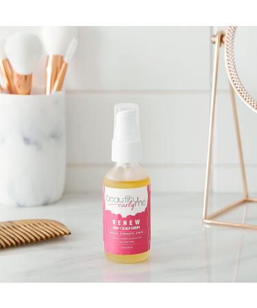 Organic Curly Hair Renew Serum for Scalp Treatment | Vegan & Paraben-Free Growth Oil - Buy Online on GoSupps.com