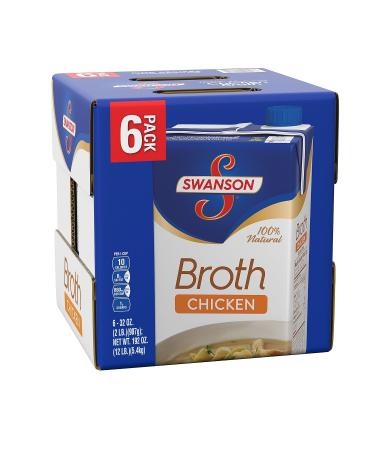 Swanson Chicken Broth (32 oz. carton, 6 ct.)