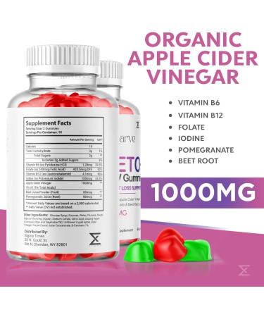 Algarve Keto Gummies with ACV for Advanced Weight Loss - 60 Count Pack - Shark Tank Approved for Men and Women - Buy Online on GoSupps.com