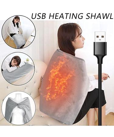 USB Heating Blanket | Fast 5V Heated Travel Blanket | Battery-Powered Cozy for Home Library Caf & Travel - Buy Online on GoSupps.com